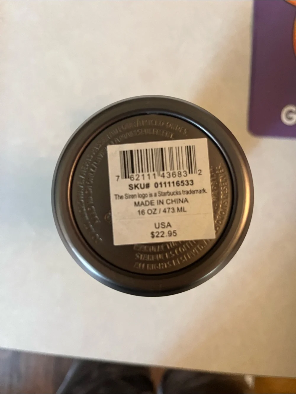 Starbucks New York City Stainless Steel Tumbler